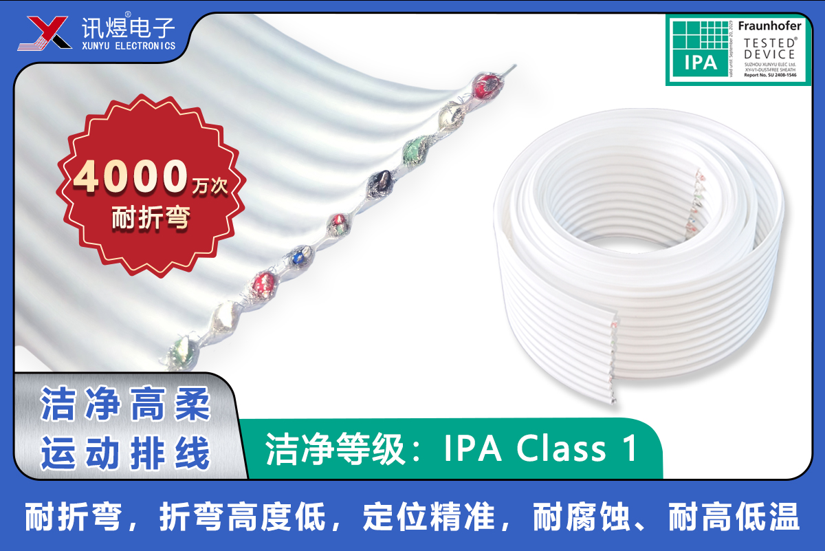 （5）蘇州訊煜電子,最新產(chǎn)品,訊煜潔凈高柔運(yùn)動(dòng)排線<br>耐折彎達(dá)4000萬(wàn)次以上_202