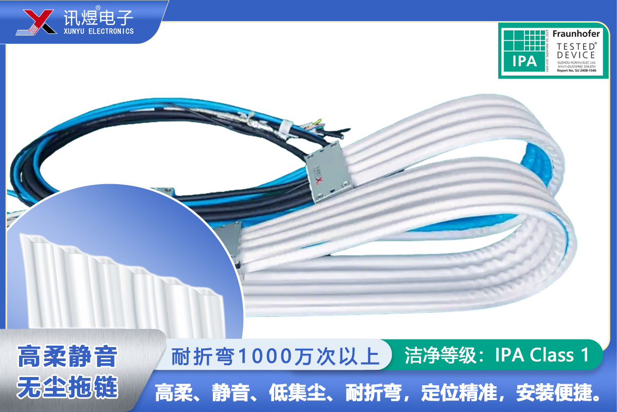 （6Pod）訊煜百級高柔靜音無塵拖鏈